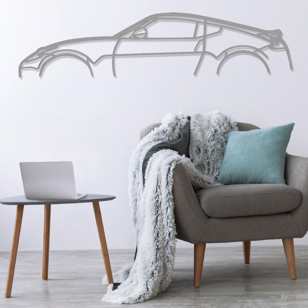 Muurkunst Design - Nissan 370Z silhouet - AD-ART341-M.N.60 - ART.341WALL60