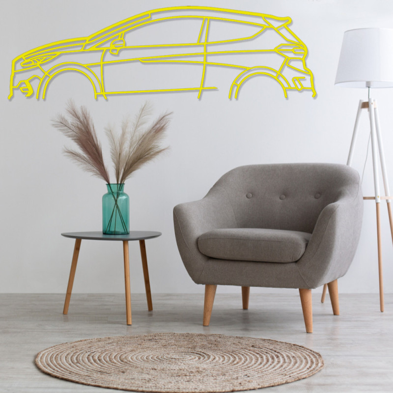 Decor de perete Art Design – siluetă Ford FIESTA ST - AD-ART346-M.N.60 - ART.346WALL60