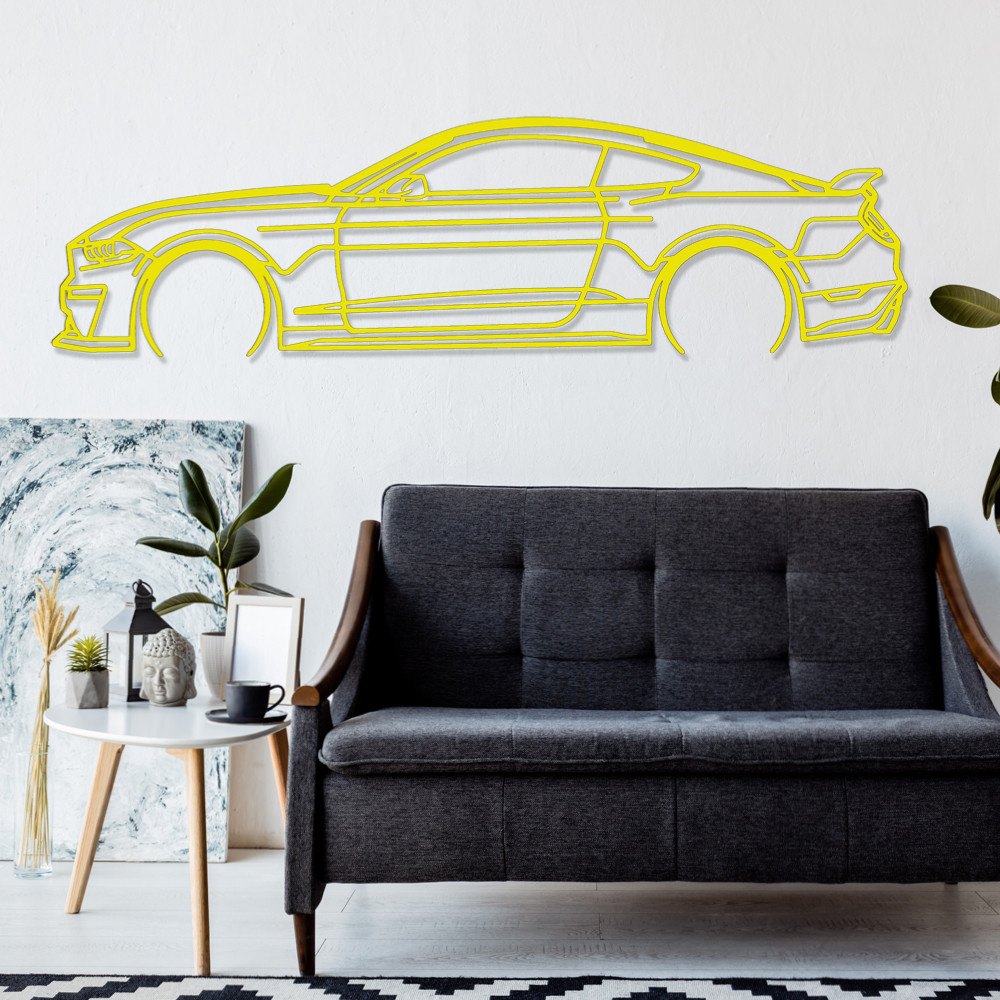 Decor de perete Art Design – silueta Ford MUSTANG GT - AD-ART384-M.N.60 - ART.384WALL60