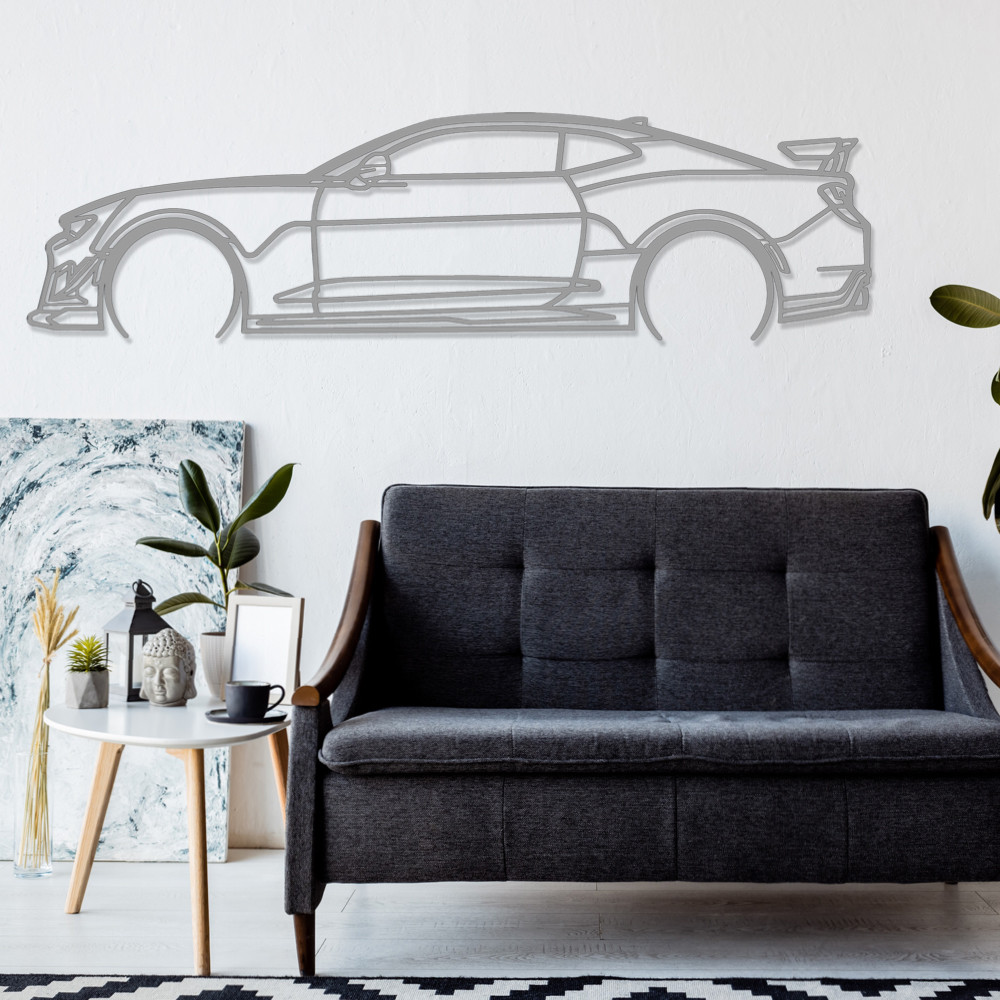 Art Design wall decoration - silhouette Chevrolet CAMARO ZL1 - AD-ART388-M.N.60 - ART.388WALL60