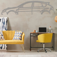 Décoration murale Art Design - silhouette Subaru IMPREZA STI 2008