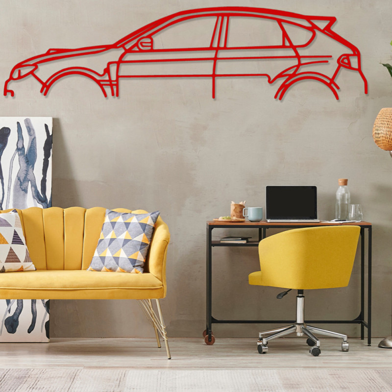 Art Design wall decoration - silhouette Subaru IMPREZA STI 2008 - AD-ART419-M.N.60 - ART.419WALL60