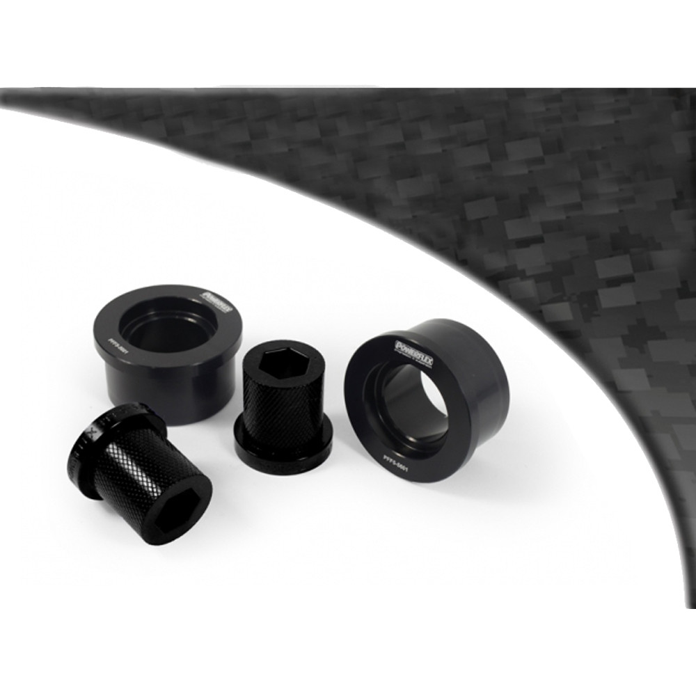 Silentbloc Powerflex negru pentru brațul inferior față și spate BMW E46 1999-2006 - PF-F55601-2N - PFF5-5601BLK - 5055676524850