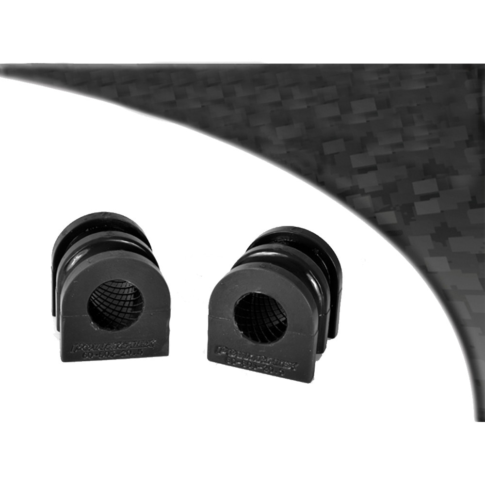 Bară antiruliu Powerflex Black 20,5 pentru Renault Clio 3 RS 2005-2012 (2 bucăți) - PF-F60803205-2N - PFF60-803-20.5BLK - 5055676527714