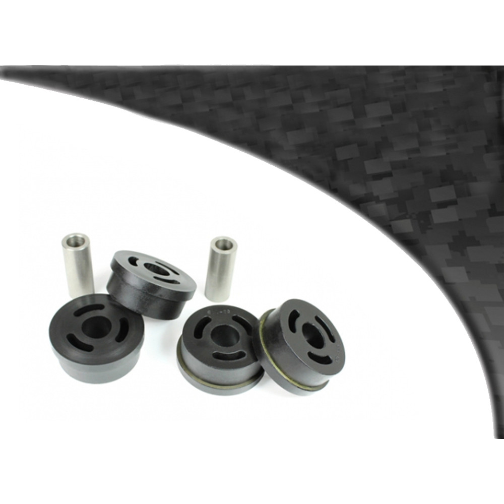 Silentbloc POWERFLEX BLACK pentru Subaru GT, traversă punte dreapta + stânga, 1993-2000 (2 bucăți) - PF-R69118-2N - PFR69-118BLK - 5055676515421