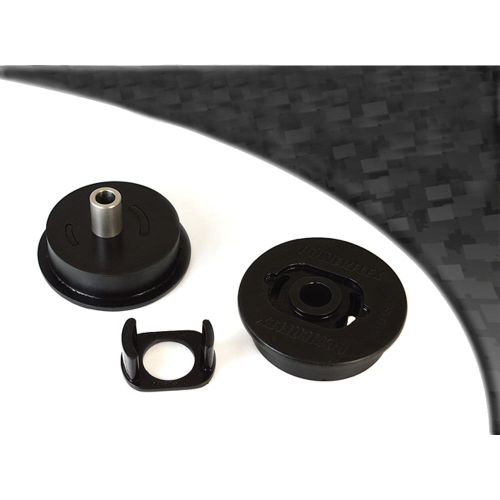 Silentblocuri POWERFLEX BLACK pentru suportul inferior spate al motorului Renault Megane 2 RS 225 R26 (1 bucată) - PF-F60524-N - PFF60-524BLK - 5055676531513