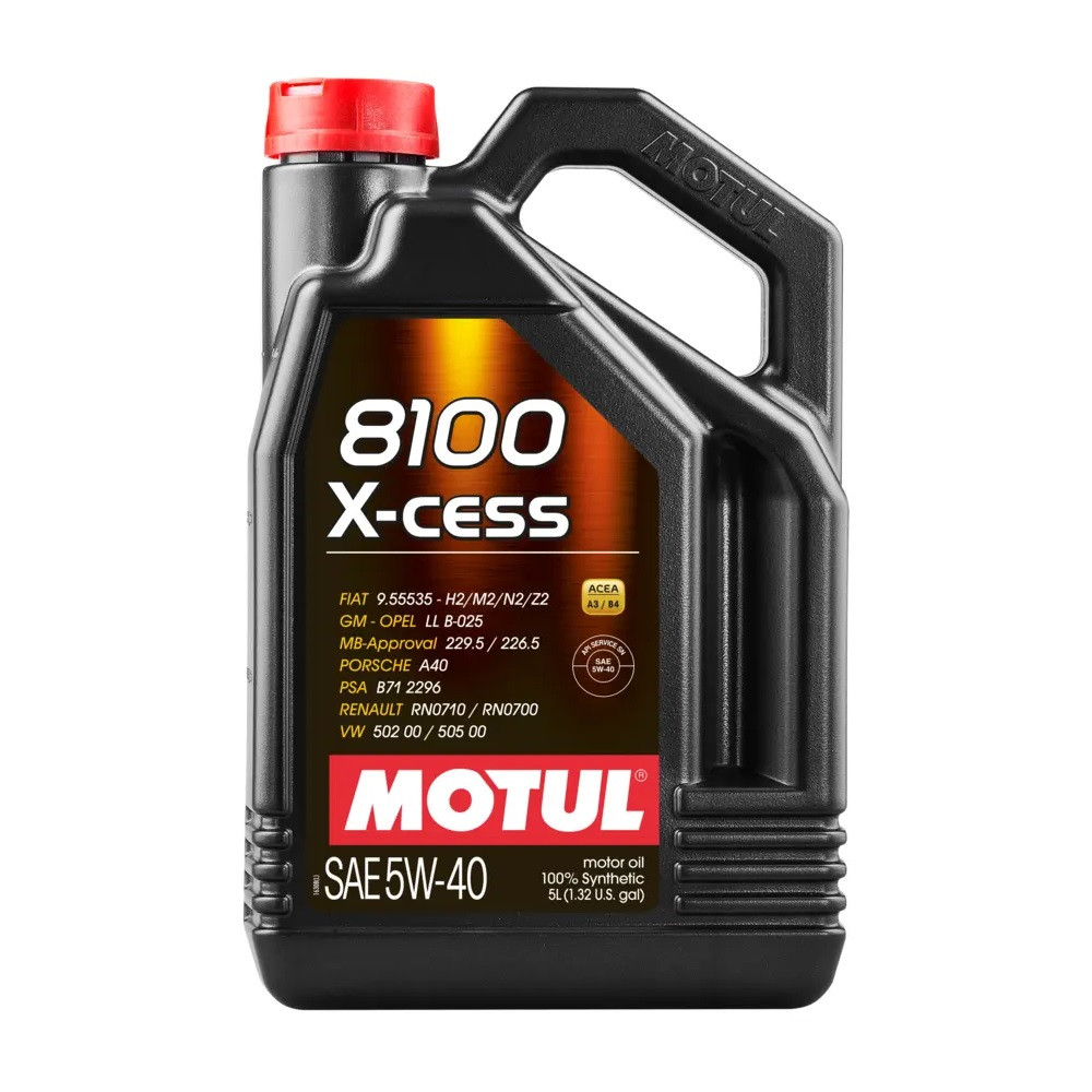 Ulei de motor MOTUL 8100 X-CESS 5W40 – canistră de 5 l - MOT-81XCES5W40-5 - 102870 - 3374650238241