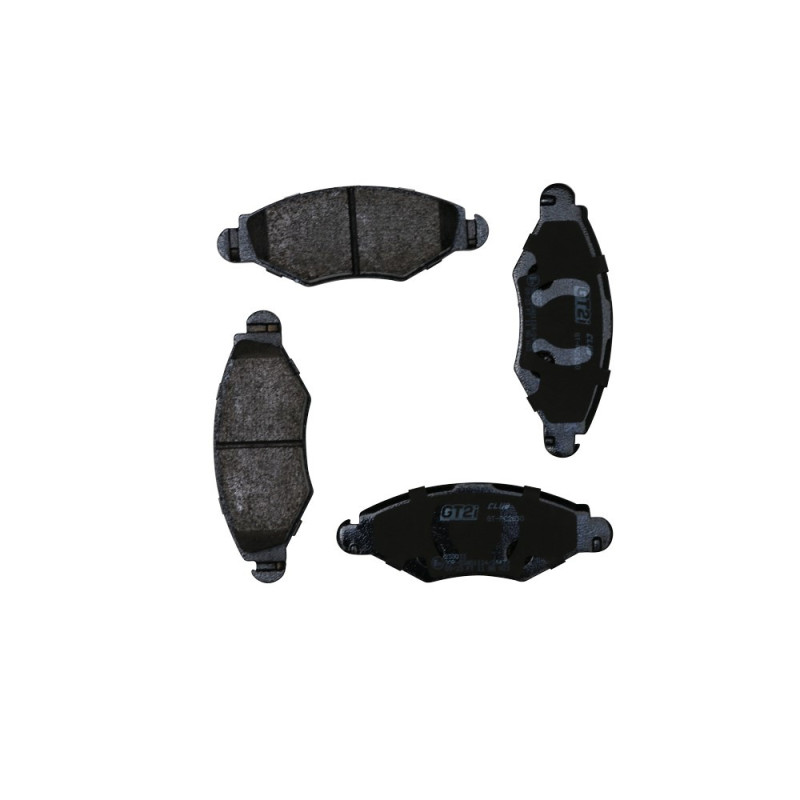 GT2i Club Avant remblokken voor PEUGEOT 206 1.1i, 1.4i, 1.6i, 1.9 D 1998-08 - Bosch remklauwen - GT-PC2630 - 3661768552698