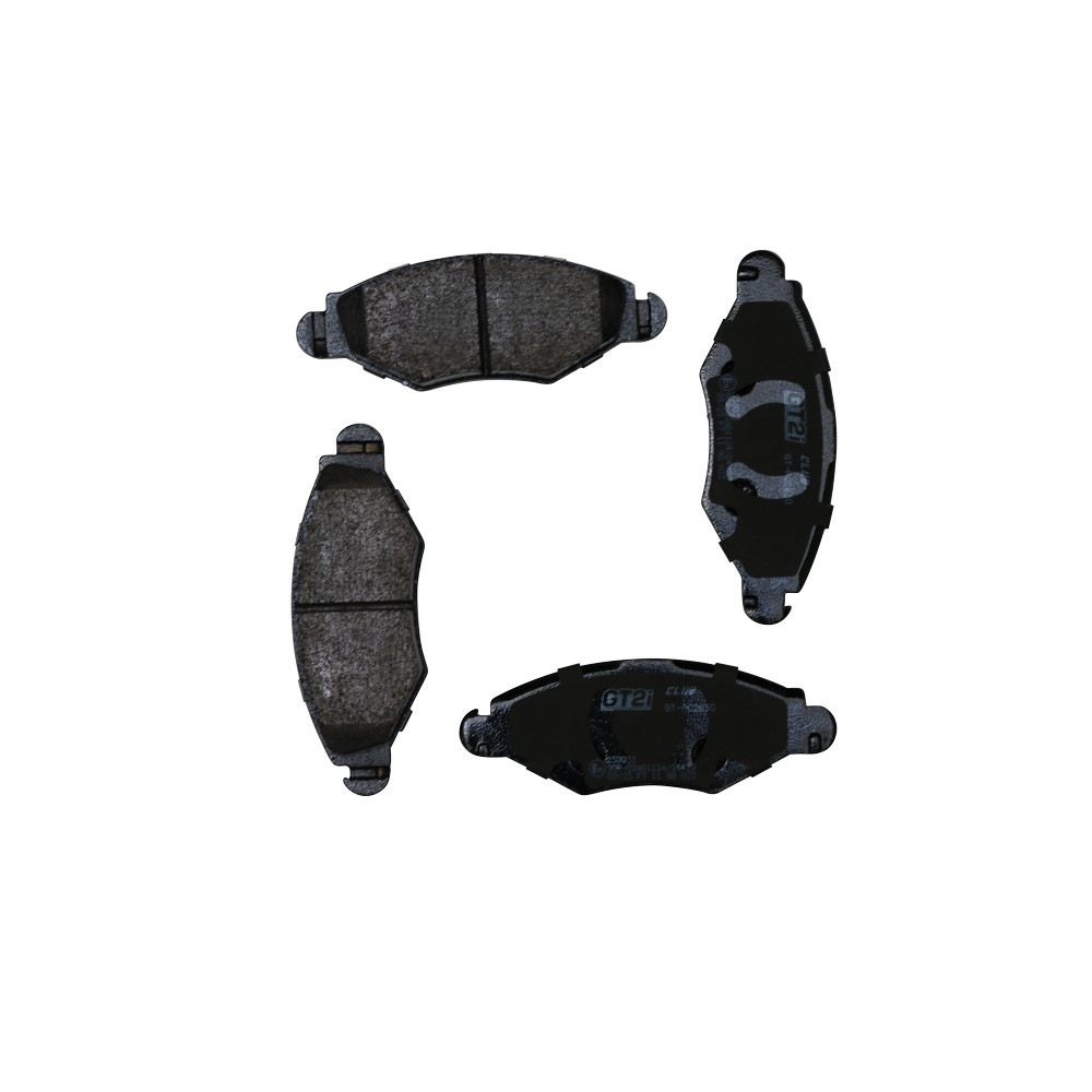 GT2i Club Front brake pads for PEUGEOT 206 1.1i, 1.4i, 1.6i, 1.9 D 1998-08 - Brake calipers Bosch  - GT-PC2630 - 3661768552698