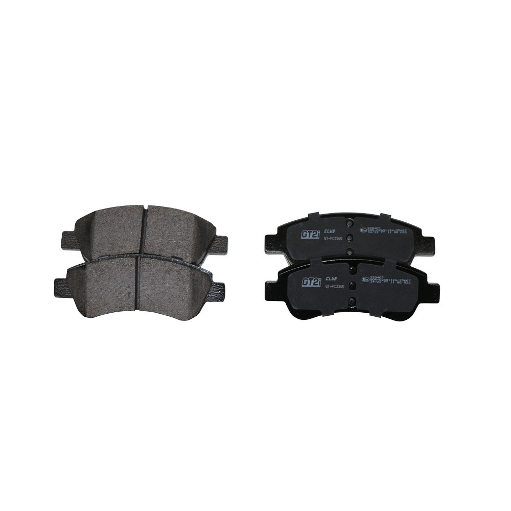 Plaquettes de frein GT2i Club Avant pour CITROEN C2 (JM_) 1,6 VTS 90cv 2003-07-01-2012-09-01 - GT-PC3360 - 3661768552742