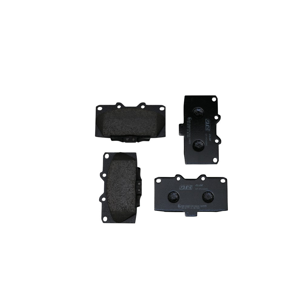 GT2i Club Front brake pads for SUBARU Impreza (GE-GH-GR-GV-G3) 2.0i 16V Turbo 4wd WRX 2008-14 - Brake calipers Sumitomo - GT-PC4280 - 3661768552759