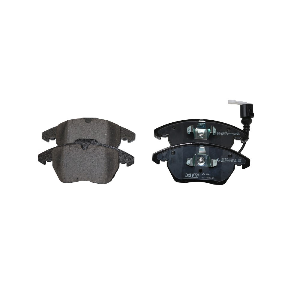 Plaquettes de frein GT2i Club Avant pour AUDI TT II (8J3) 2.0 TFSi 155cv 2006-08-01-2015-01-01 - GT-PC5640 - 3661768238943
