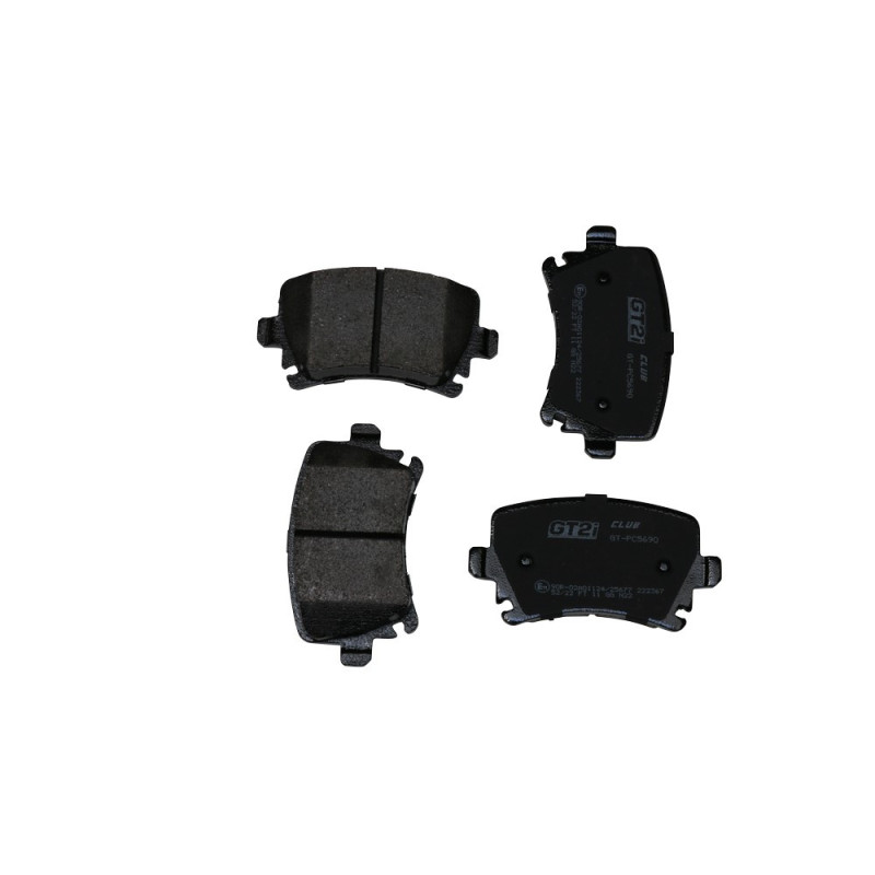 Remblokken GT2i Club Achter voor VOLKSWAGEN Golf V 3.2i V6 R32 2003-09 - Trw remklauwen - GT-PC5690 - 3661768394717