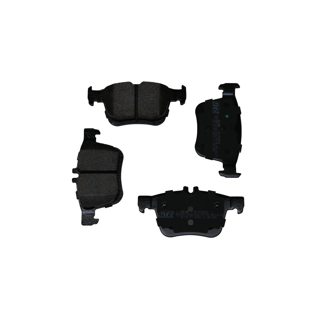 Remblokken GT2i Club Achter voor AUDI RS3 -S3 (8V) S3 2.0i 16V TFSi 2012-20 - Ate remklauwen - GT-PC9670 - 3661768552834