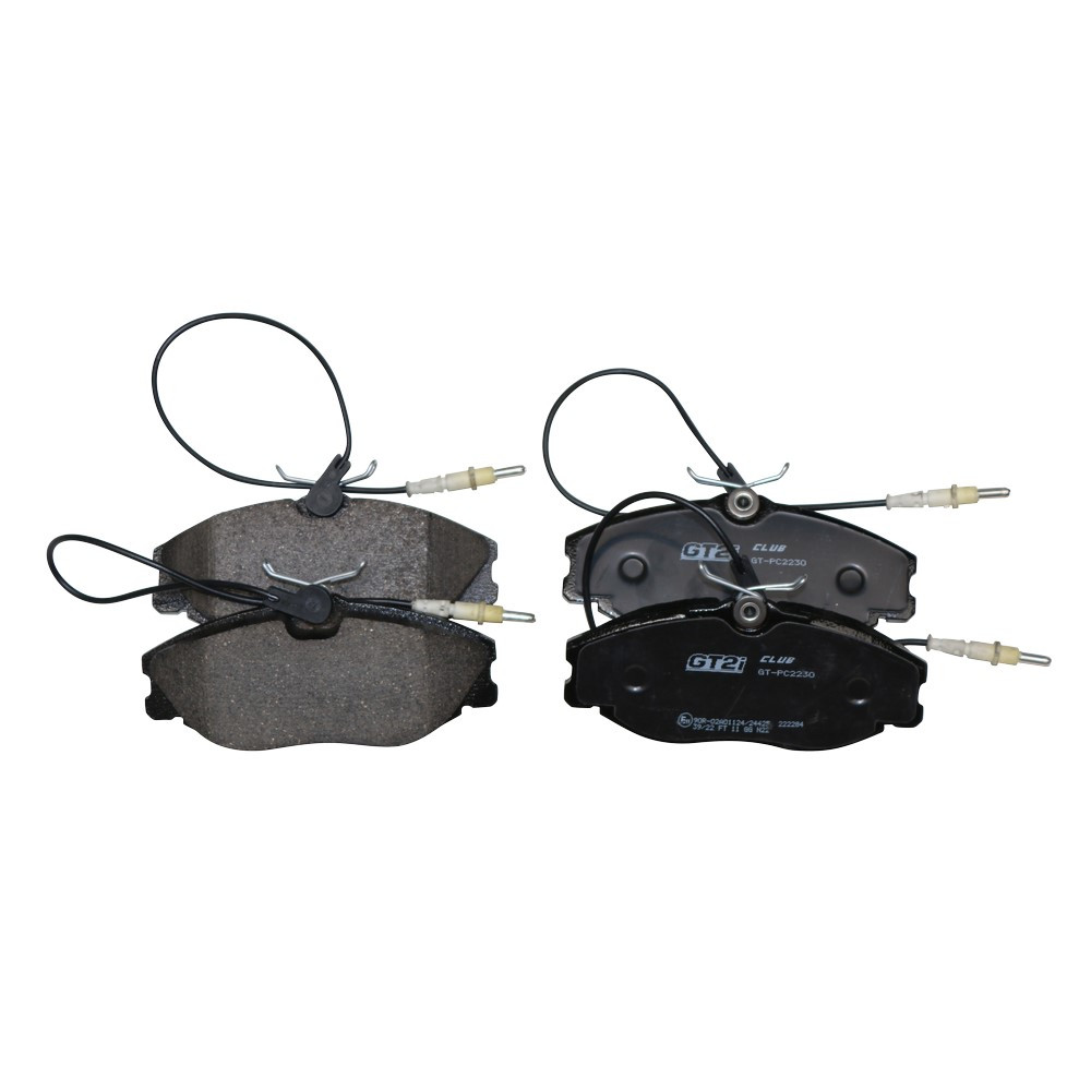 Plaquettes de frein GT2i Club Avant pour PEUGEOT 306 2.0i 16V 163 HP 6 speed 1997-02 - Etriers de frein Girling - GT-PC2230 - 3661768907528
