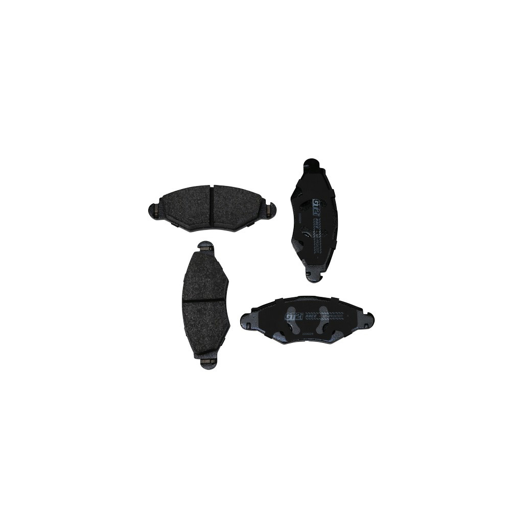 GT2i Race Avant remblokken voor PEUGEOT 206 1.1i, 1.4i, 1.6i, 1.9 D 1998-08 - Bosch remklauwen - GT-PR2630T - 3661768553343