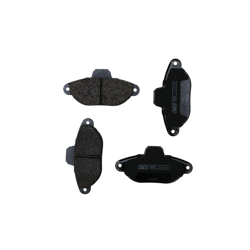 Pastiglie freno anteriori GT2i Race per FIAT Cinquecento / Seicento 0.9i, 1.1i Gr N - Pinze freno Bendix - GT-PR1621T - 3666618071008
