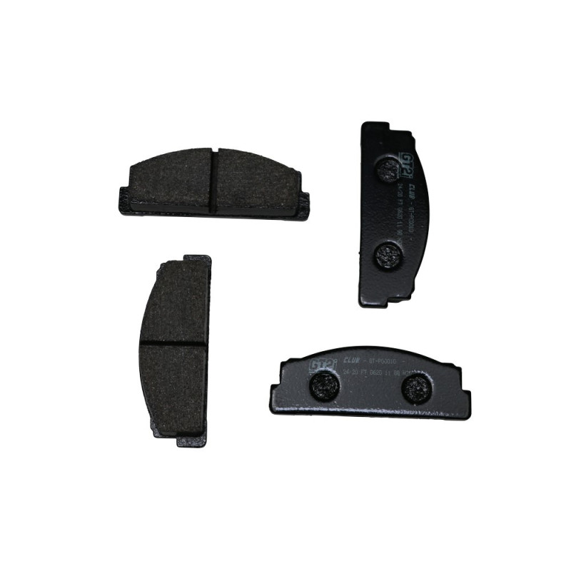 GT2i Club Avant remblokken voor FIAT X1/9 1.3, 1.5 1972-90 - Bendix remklauwen - GT-PC0010 - 3661768237977
