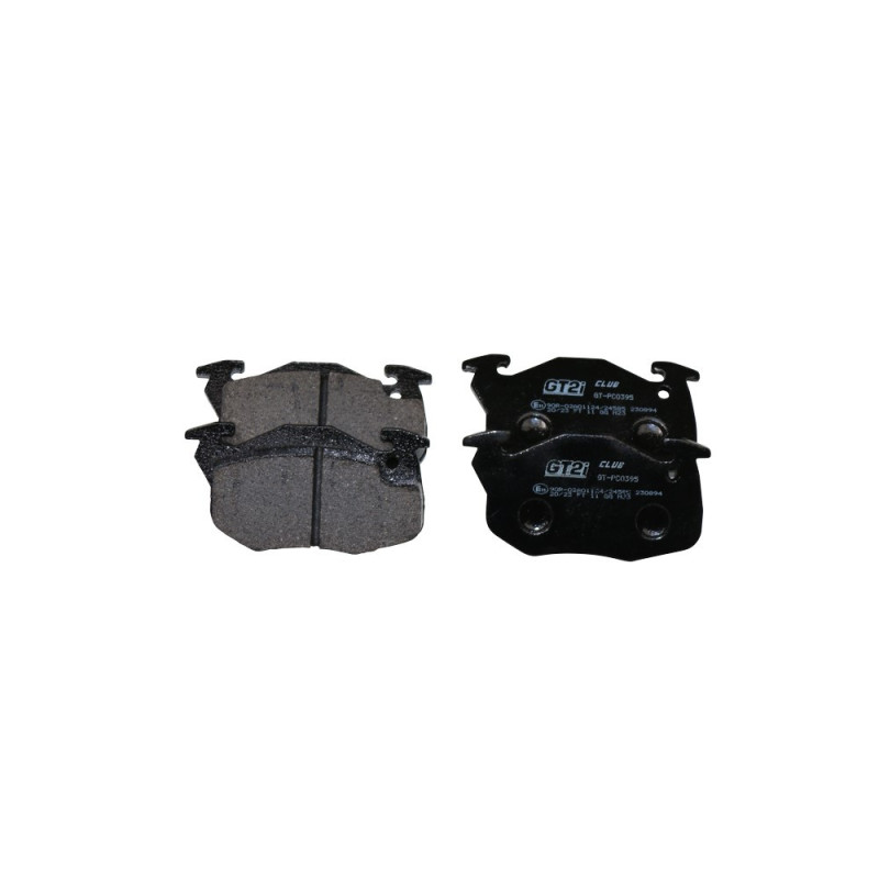 Plaquettes de frein GT2i Club Avant pour PEUGEOT 205 1.3 Rallye, 1.4, 1.6 GTI 1983-96 - Etriers de frein Bendix - GT-PC0395 - 3661768552513