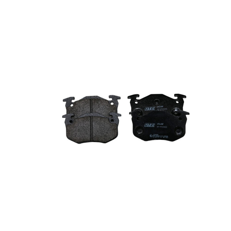 GT2i Club Achterremblokken voor PEUGEOT 206 2.0i 16V GTi 180 /RC 1998-08 - Bendix remklauwen - GT-PC0400 - 3661768552520