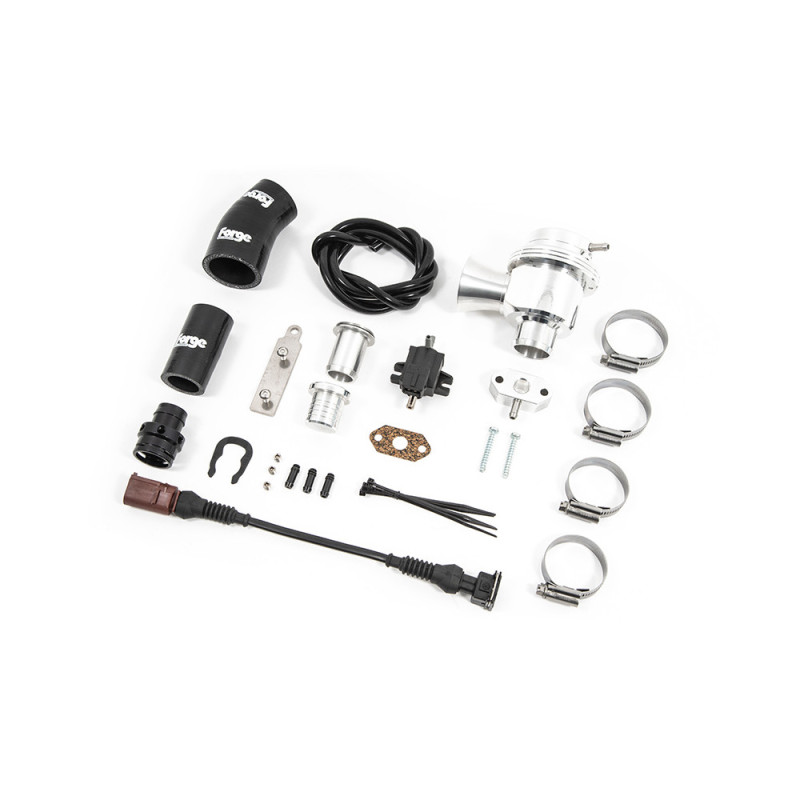 Forge Open Valve Dump Kit Audi S3 2.0 TFSi zwarte slang - FO-FMDV8PS3 - FMDV8PS3-BLA - 3661768476420