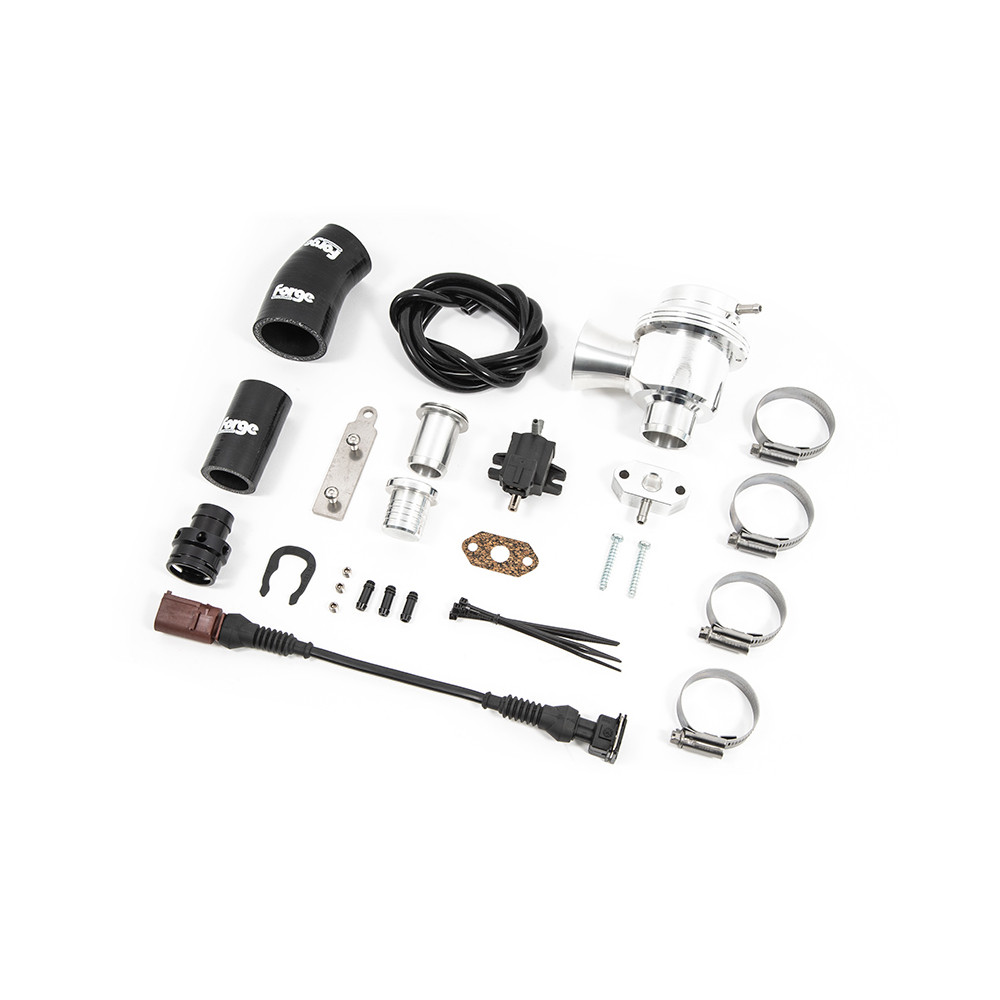 Forge Open Valve Dump Kit Audi S3 2.0 TFSi zwarte slang - FO-FMDV8PS3 - FMDV8PS3-BLA - 3661768476420