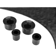 Silent Bloc Powerflex Zwart Verstelbare Voor Onderste Achterarm BMW E46 M3 (2 stuks) - PF-F55601GM3-2N - PFF5-5601GM3BLK - 5055676530936