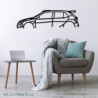 Décoration murale Art Design - silhouette Skoda FABIA R5 22