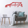 Décoration murale Art Design - silhouette Skoda FABIA R5 22