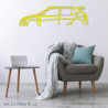 Décoration murale Art Design - silhouette Skoda FABIA R5 22