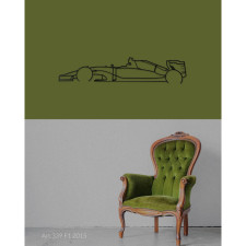Art Design wall decoration - silhouette  Formule 1 2012