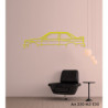 Art Design wall decoration - silhouette BMW M3 E30