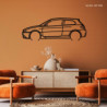 Décoration murale Art Design - silhouette Alfa Romeo 147 GTA