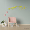Art Design table decoration with wood base - silhouette Subaru BRZ