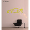 Art Design table decoration with steel stand - silhouette Lotus ELISE
