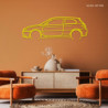 Décoration à poser Art Design support acier - silhouette Alfa Romeo 147 GTA
