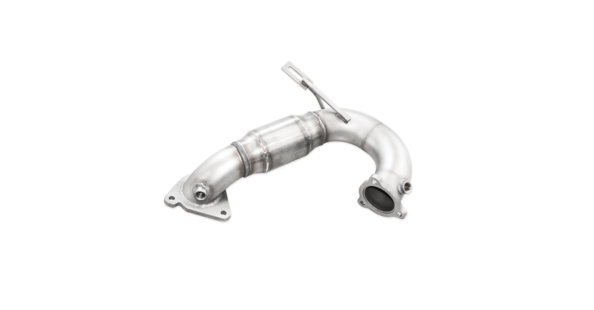 Inoxcar Exhaust Catalyst replacement pipe with metal catalyst (2pieces) RENAULT MEGANE 3 RS (250HP) 10+ / TROPHY (265HP) 12+ d70
