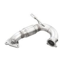 Echappement Inoxcar Tube avec catalyseur sport métal 2 pièces RENAULT MEGANE 3 RS 250CV a 2010 / 2.0T RS TROPHY 265CV ap2012 d70