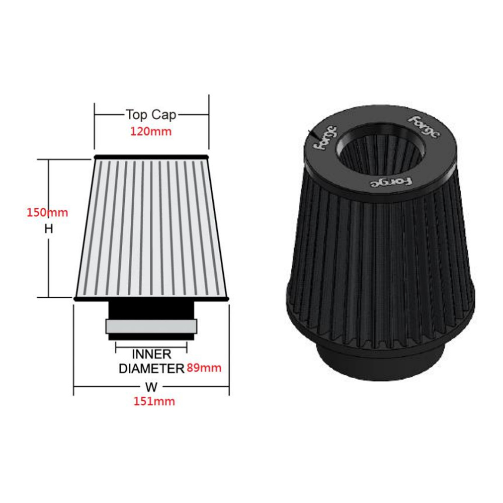 Forge replacement filter for FMINDK37 - FO-FMINDK37RC - FMINDK37RC - 3666618068947