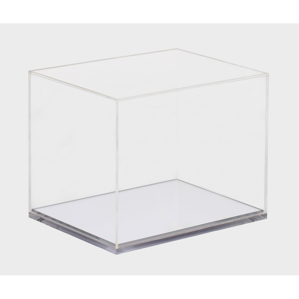 Scatola in plexiglass con base cromata per il Bell mini casco - BEL-PLEXI-MINI - PLEXIGLASS 1/2HELMET - 3666618130781