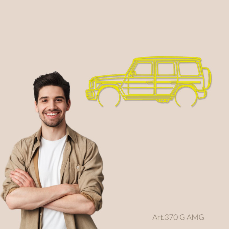 Art Design wall decoration - silhouette Mercedes G AMG - AD-ART370-M.N.60 - ART.370WALL60