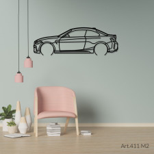 Décoration murale Art Design - silhouette BMW M2