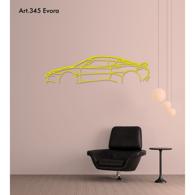 Art Design wall decoration - silhouette Lotus EVORA - AD-ART345-M.N.60 - ART.345WALL60