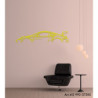 Décoration à poser Art Design support acier - silhouette Porsche 992 GT3RS