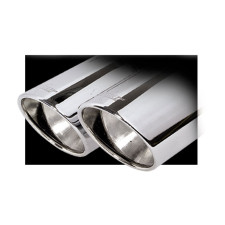 Terminal avec 1 silencieux double sortie 2x100mm X-Race +valve Inoxcar pour Audi S3 (GY) 2,0TFSi après 2021