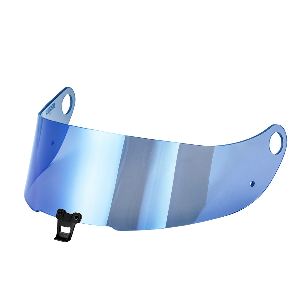 Sparco blue iridium long visor for Prime (RF-10W) helmet - 00314V16 - 00314V16 - 8033280534837