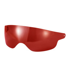 Visiera corta Sparco per casco jet Prime (RJ) rosso iridio