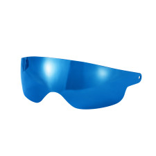Visiera corta Sparco per casco jet Prime (RJ) blu iridio