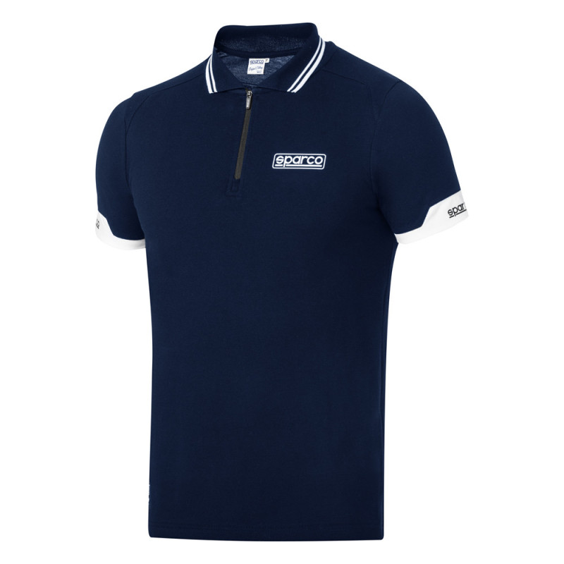 Polo con zip Sparco - 013036.BM.S - 013036BM1S