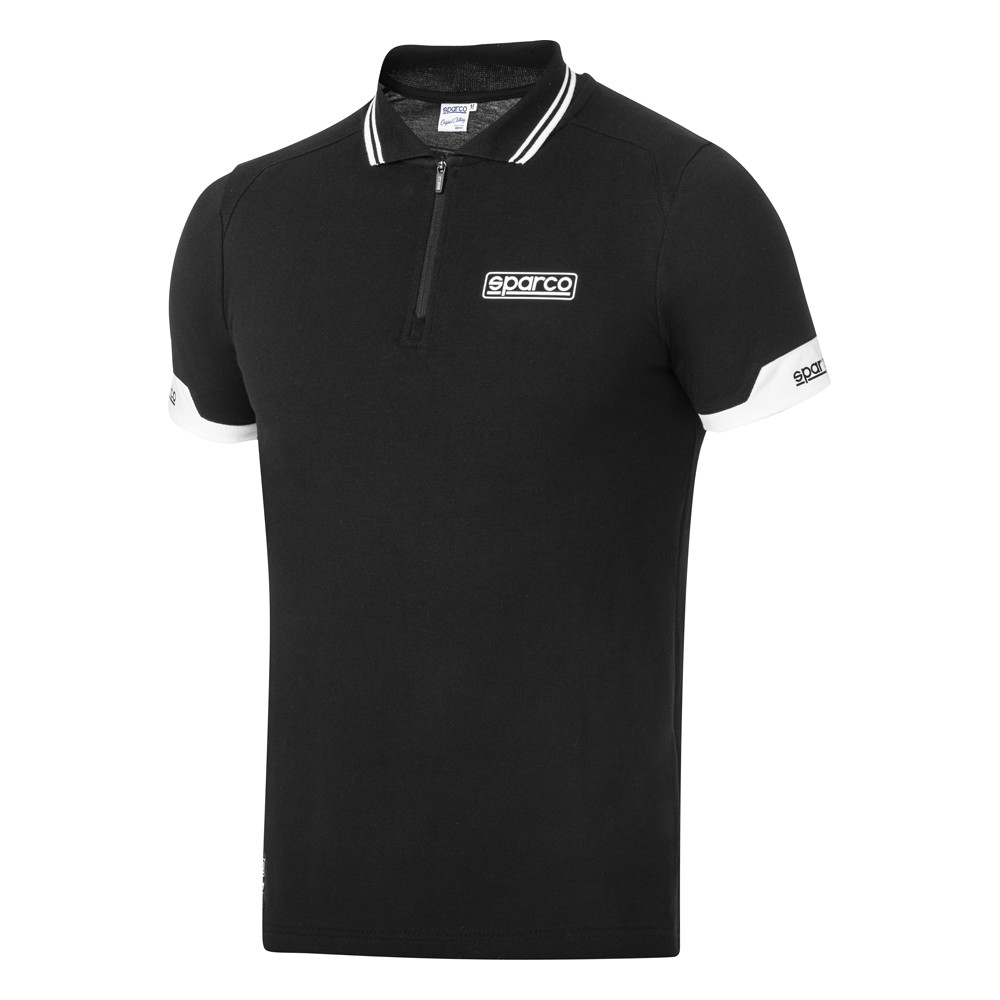 Polo con zip Sparco - 013036.BM.S - 013036BM1S